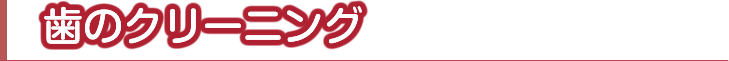 歯のクリーニング
